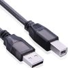 USB 2.0 A Male to B Male Active Printer Cable (Black) – 15m