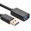 USB 3.0 Extension Male to Female Cable 1m Black (10368)