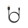 Micro-USB male to USB male cable gold-plated 1M (10836)
