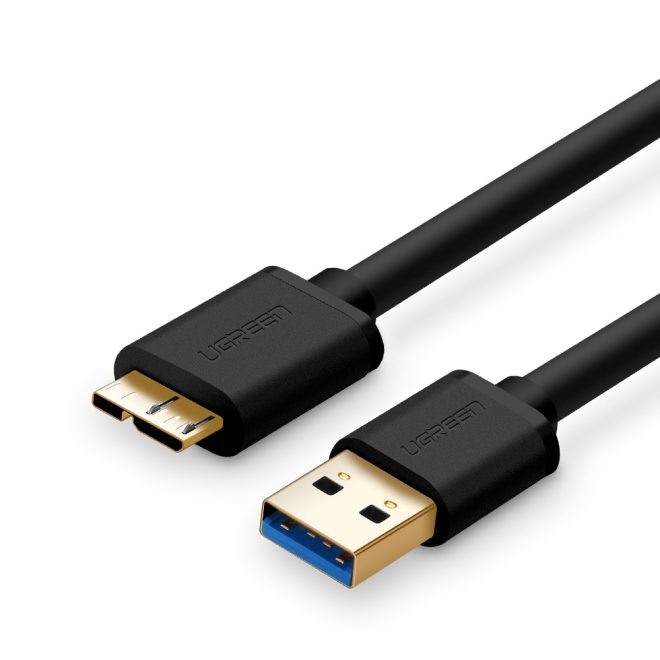 UGREEN USB 3.0 A Male to Micro USB 3.0 Male Cable – Black – 2m
