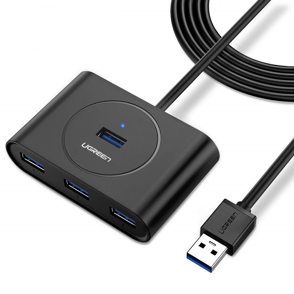 USB 3.0 4 Ports Hub Black 50CM (20290)