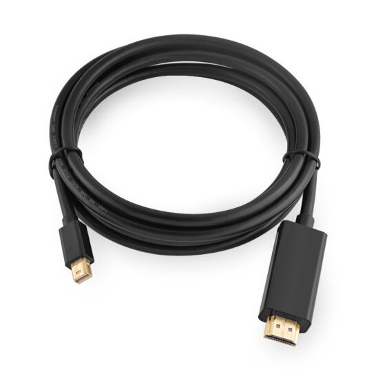 UGREEN Mini DP Male to HDMI Cable Support 4K 1.5M – Black