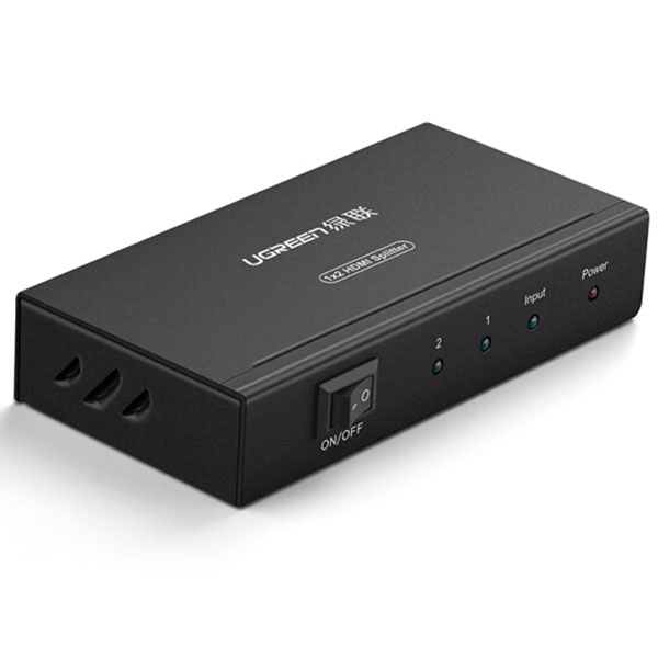 UGREEN Amplifier Splitter – Black – 1 x 2 HDMI