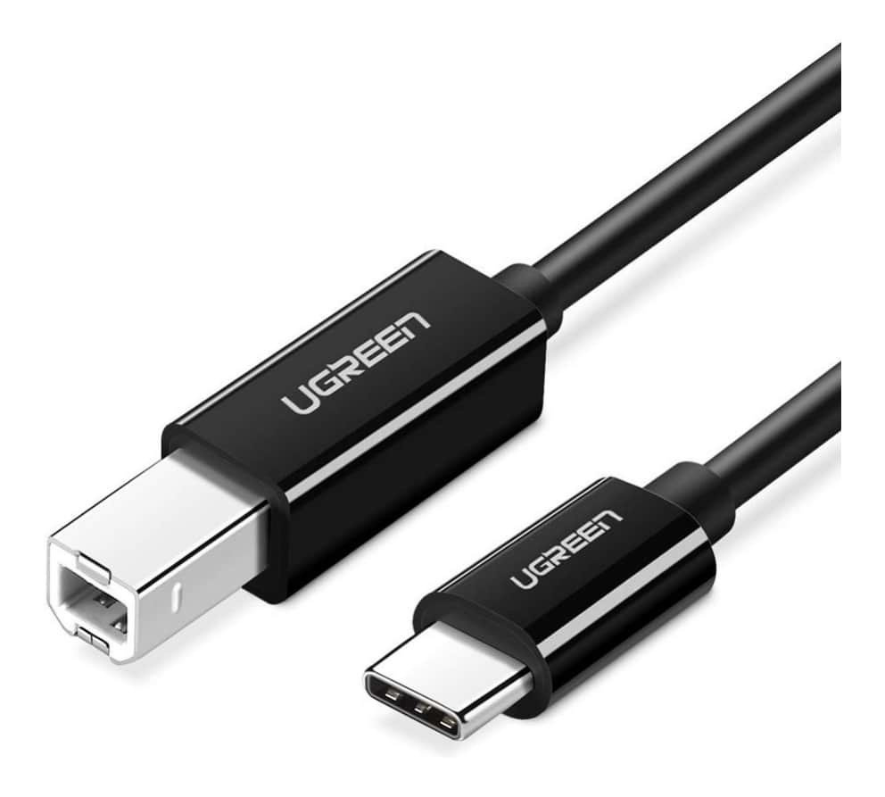 USB-C to USB 2.0 Print Cable 2m (Black) 50446