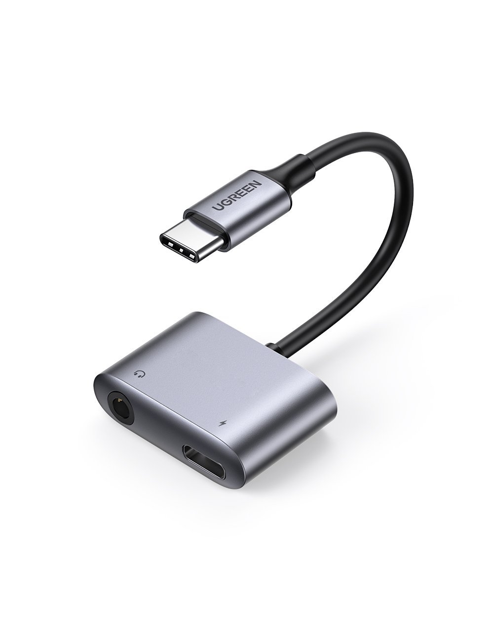 60164 2-in-1 USB C to 3.5mm Adapter