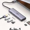 60383 Premium 6-in-1 USB-C Hub
