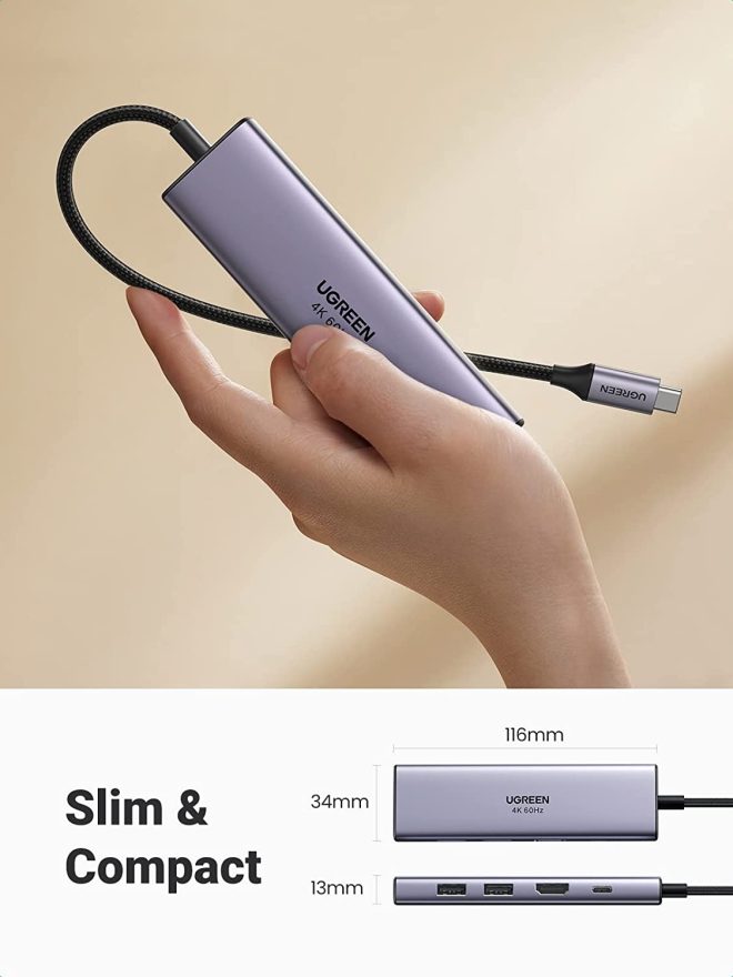 60383 Premium 6-in-1 USB-C Hub