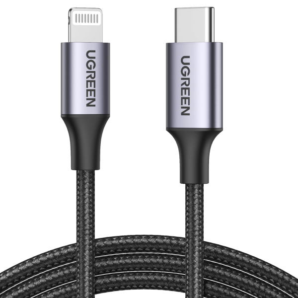 UGREEN 60759 USB-C to iPhone 8-pin Fast-Charging Cable – 2m