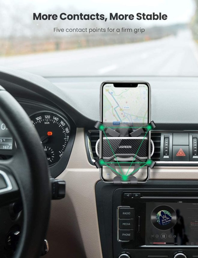 80871 Gravity Phone Holder for car with Hook