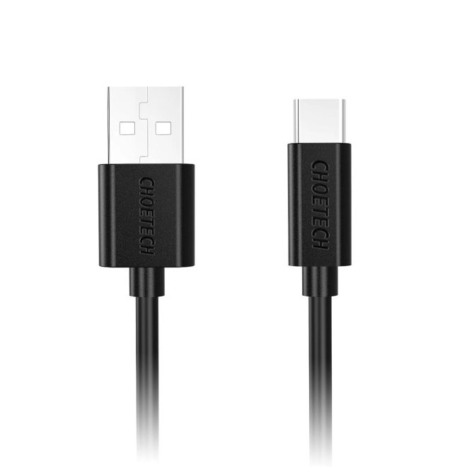 AC0001 USB-A to USB-C Charge & Sync Cable Black – 0.5m