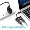 HUB-M03 USB-C To HDMI Adapter(4K@60hz) with 60W PD Charging Port