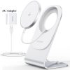 MA00117-SL MagLeap Magnetic Wireless Charger with Stand and AC Adapter