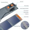 SC004 14W USB Foldable Solar Powered Charger