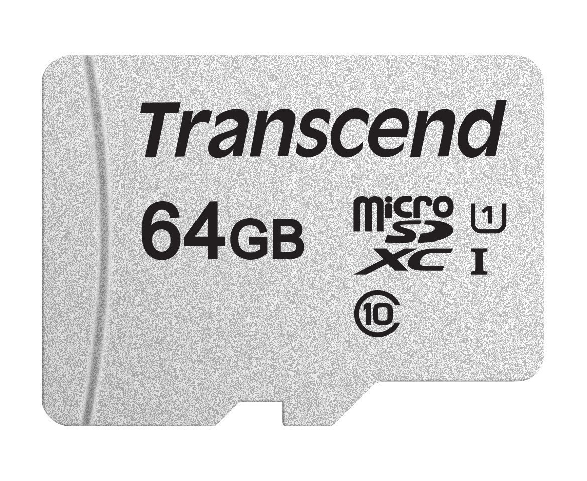 TRANSCEND UHS-I U1 microSD w/o Adapter  (microSDHC I, C10, U1) – 64GB