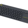 Logitech K400 PLUS Touch Wireless keyboard – Black (920-007165)