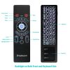 RT250 Rechargeable 2.4GHz Wireless Remote Air Mouse Keyboard with Touch Pad and Backlight