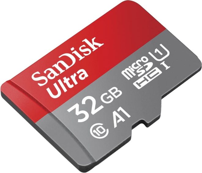 SANDISK SDSQUA4-GN6MN Micro SDHC Ultra UHS-I Class 10 , A1, 120mb/s No adapter – 32GB