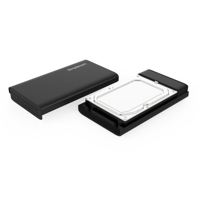 Simplecom SE301 3.5″ SATA to USB 3.0 Hard Drive Docking Enclosure – Black