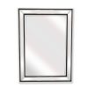 Beaded Framed Mirror – Rectangle 80cm x 110cm – Black