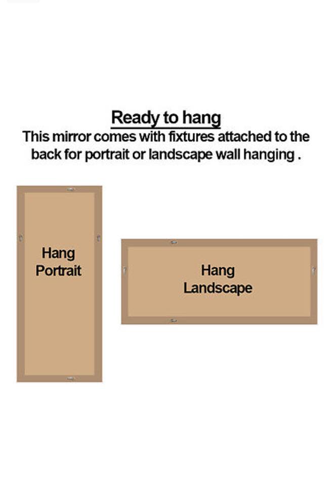 Beaded Framed Mirror – Rectangle 80cm x 110cm – Black