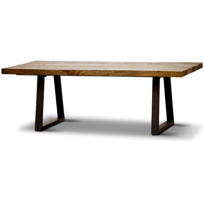 Begonia Coffee Table Live Edge Solid Mango Wood Unique Furniture – Natural – 130x80x45 cm