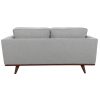 Petalsoft Sofa Fabric Uplholstered Lounge Couch – Grey – 2 Seater