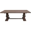 Florence  Dining Table French Provincial Pedestal Solid Timber Wood – 230x100x76.5 cm