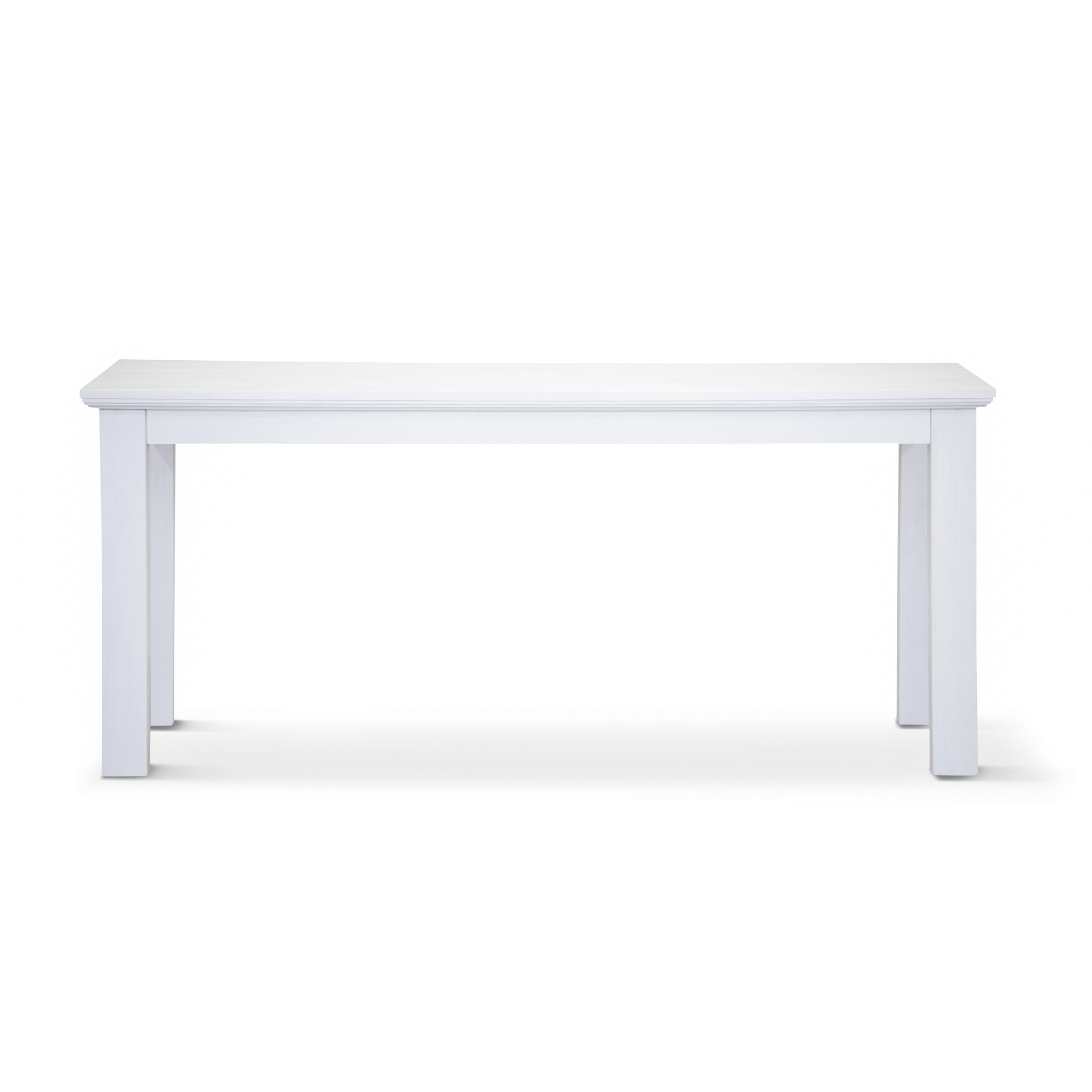 Laelia Dining Table Solid Acacia Timber Wood Coastal Furniture – White – 220x100x77 cm