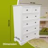 Celosia Bedside Table 3 Drawers Storage Cabinet Nightstand End Tables – White – 1 x Tallboy