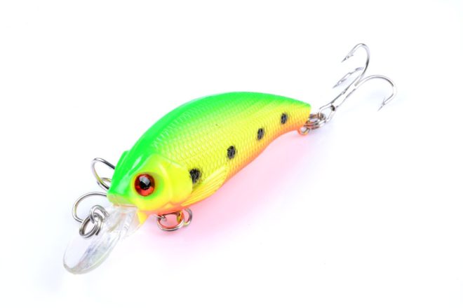 Popper Crank Fishing Lure Lures Surface Tackle Fresh Saltwater – 7.5cm x 4Pcs
