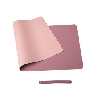 Dual Side Office Desk Pad Waterproof PU Leather Computer Mouse Pad