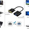 DVI to VGA Adapter,ABLEWE 1080p Active DVI-D to VGA Adapter Converter 24+1 Male to Female Adapter