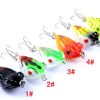 Popper Poppers Fishing Lure Lures Surface Tackle Fresh Saltwater – 4cm x 6Pcs