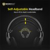 Gaming Headset Adjustment Headband Leather Earmuffs Omnidirectional Microphone