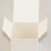 10 Pack of White 5cm Square Cube Card Gift Box – Folding Packaging Small rectangle/square Boxes for Wedding Jewelry Gift Party Favor Model Candy Choco – 5x5x5 cm