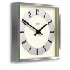 Jones Box Wall Clock Silver