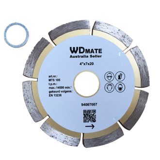 105mm Segment Diamond Circular Saw Blade Dry 4″ Cutting Disc Wheel 20/16mm