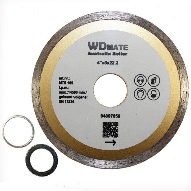 105mm Diamond Cutting Wet Circular Saw Blade Disc Continuou 4.0″ Grinder Tile