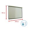 Electric Motorised Projector Screen TV +Remote – 120 Inch