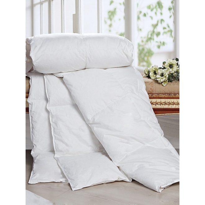 Quilt – 100% White Goose Feather – DOUBLE