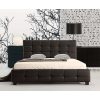 PU Leather Deluxe Bed Frame – DOUBLE, Black