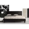 PU Leather Bed Frame – QUEEN, Black