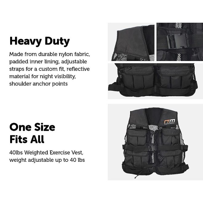 Weighted Vest – 40LBS
