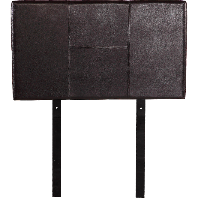 PU Leather Headboard Bedhead – SINGLE, Brown