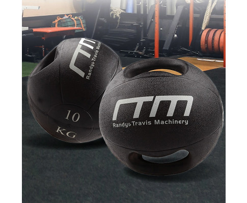 10kg Double-Handled Rubber Medicine Core Ball