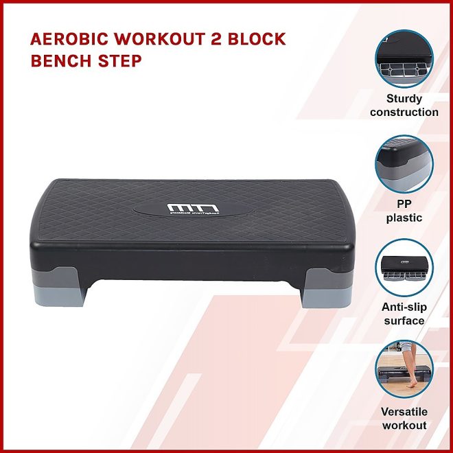 Aerobic Workout 2 Block Bench Step