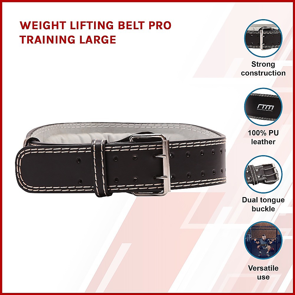 Weight Lifting Belt Pro Training Large