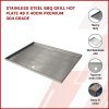 Stainless Steel BBQ Grill Hot Plate – 49 x 40 cm