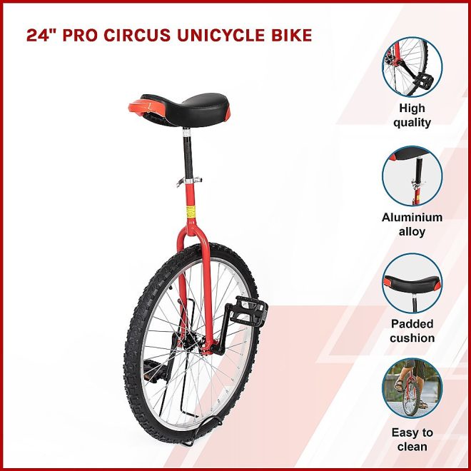 24” Pro Circus Unicycle Bike