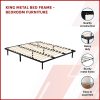 Metal Bed Frame – Bedroom Furniture – KING